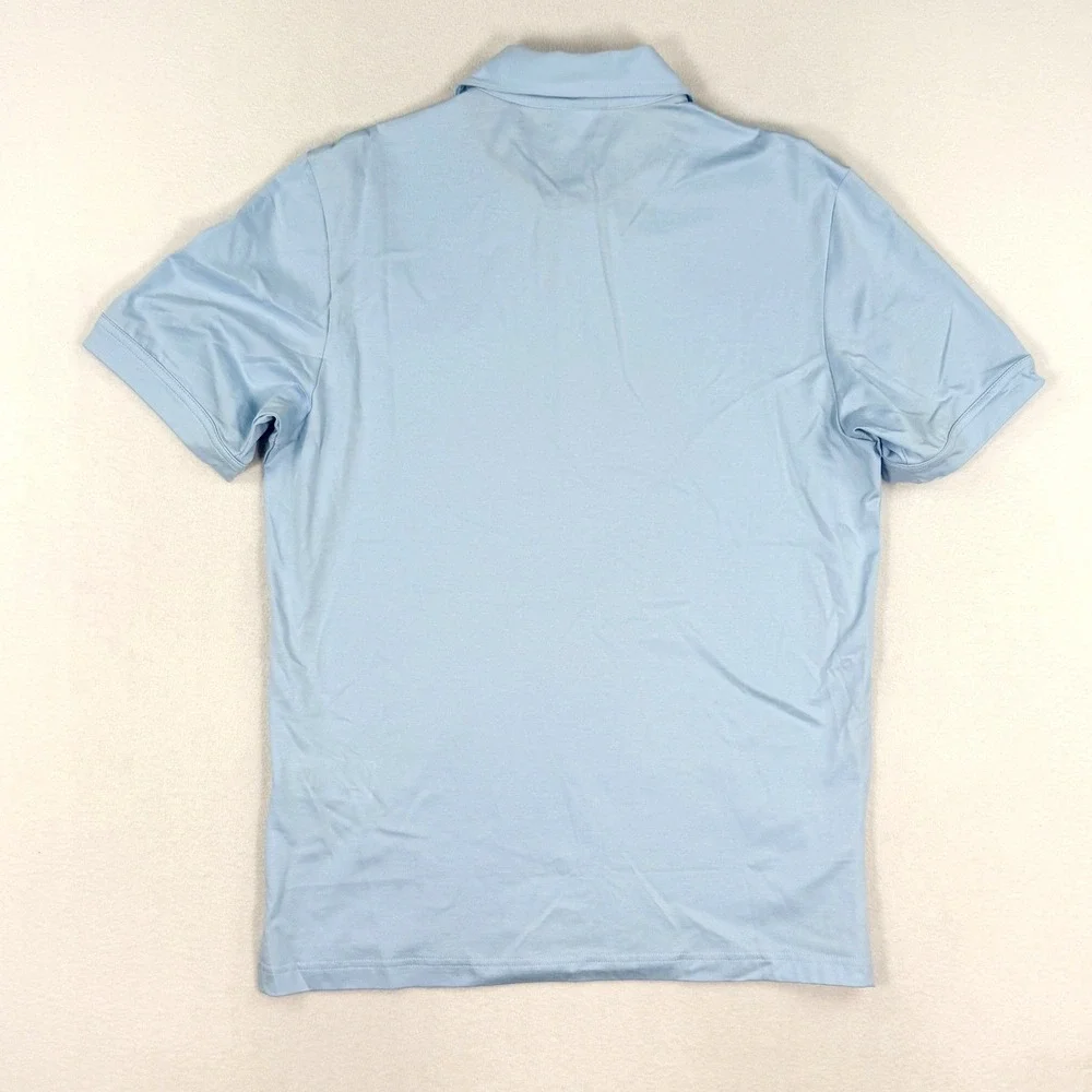 Adidas Originals Trefoil Polo Pocket Golf Shirt 2XL Men Blue Sky/Red JI9112, NEW